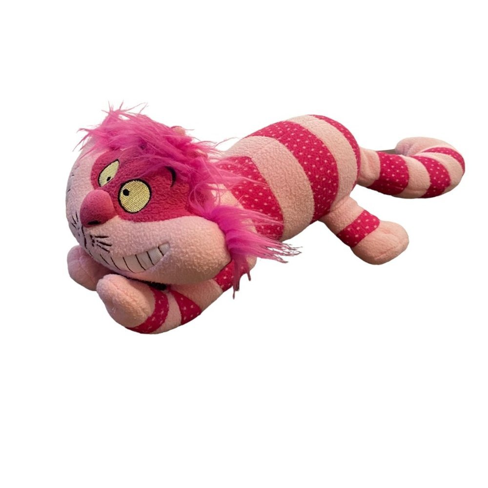 Disney Tote A Tail Alice in Wonderland Cheshire Cat‎ Plush Stuffed Animal 15”